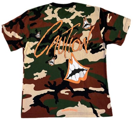 크롬하츠 카모 로고 그래픽 크루넥 티셔츠 유니섹스 그린. CH-061301 Order 크롬하츠 카모 로고 그래픽 크루넥 티셔츠 유니섹스 그린. CH-061301