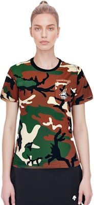 크롬하츠 카모 로고 그래픽 크루넥 티셔츠 유니섹스 그린. CH-061301 Shop 크롬하츠 카모 로고 그래픽 크루넥 티셔츠 유니섹스 그린. CH-061301