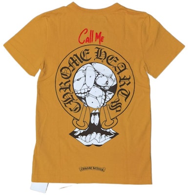 クロムハーツ カートゥーンロゴ プリント 限定Tシャツ ユニセックス イエロー CH-2022100806 Lookbook クロムハーツ カートゥーンロゴ プリント 限定Tシャツ ユニセックス イエロー CH-2022100806