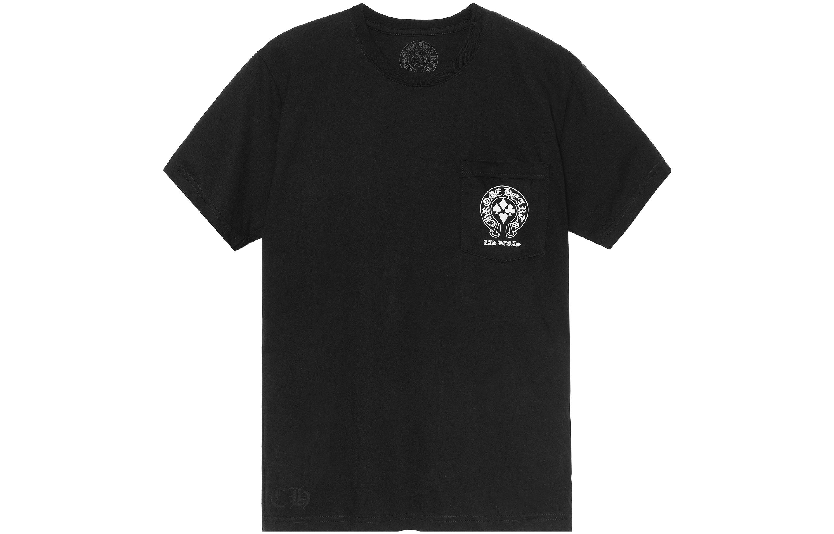 Chrome Hearts Casino Poker Graphic Tee Unisex Black CH-026-2