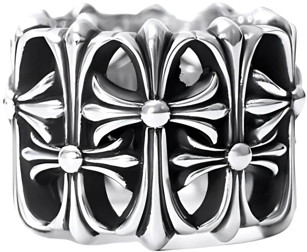 chrome-hearts-cemetery-cross-925-silver-ring-unisex-silver-ch-jz-268