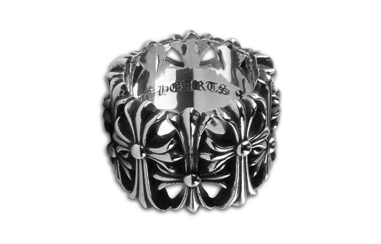 Shop 克罗姆之心 Cemetery Cross 925纯银戒指 男女款 银色 CH-JZ-268