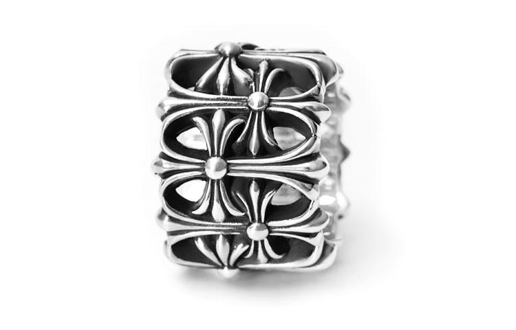 Purchase 克罗姆之心 Cemetery Cross 925纯银戒指 男女款 银色 CH-JZ-268