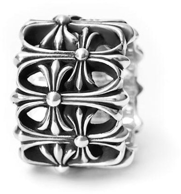 Chrome Hearts Cemetery Cross 925 Silver Ring Unisex Silver CH-JZ-268 Purchase Chrome Hearts Cemetery Cross 925 Silver Ring Unisex Silver CH-JZ-268