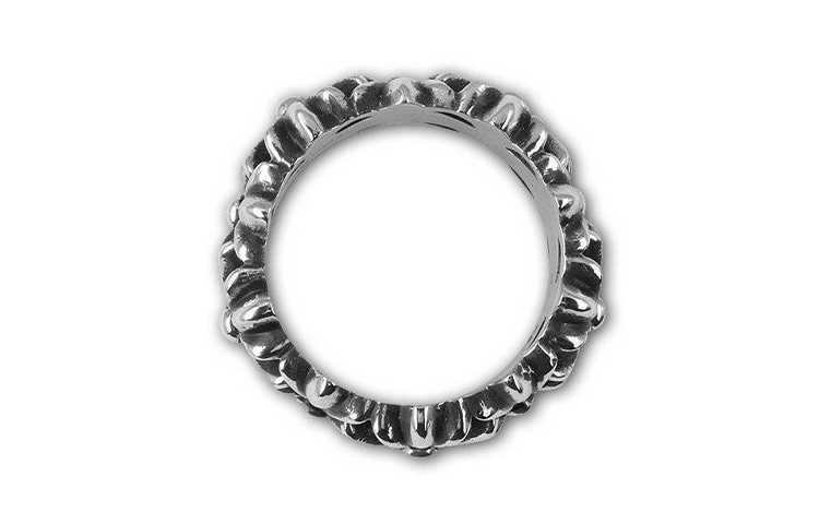 Details for 克罗姆之心 Cemetery Cross 925纯银戒指 男女款 银色 CH-JZ-268