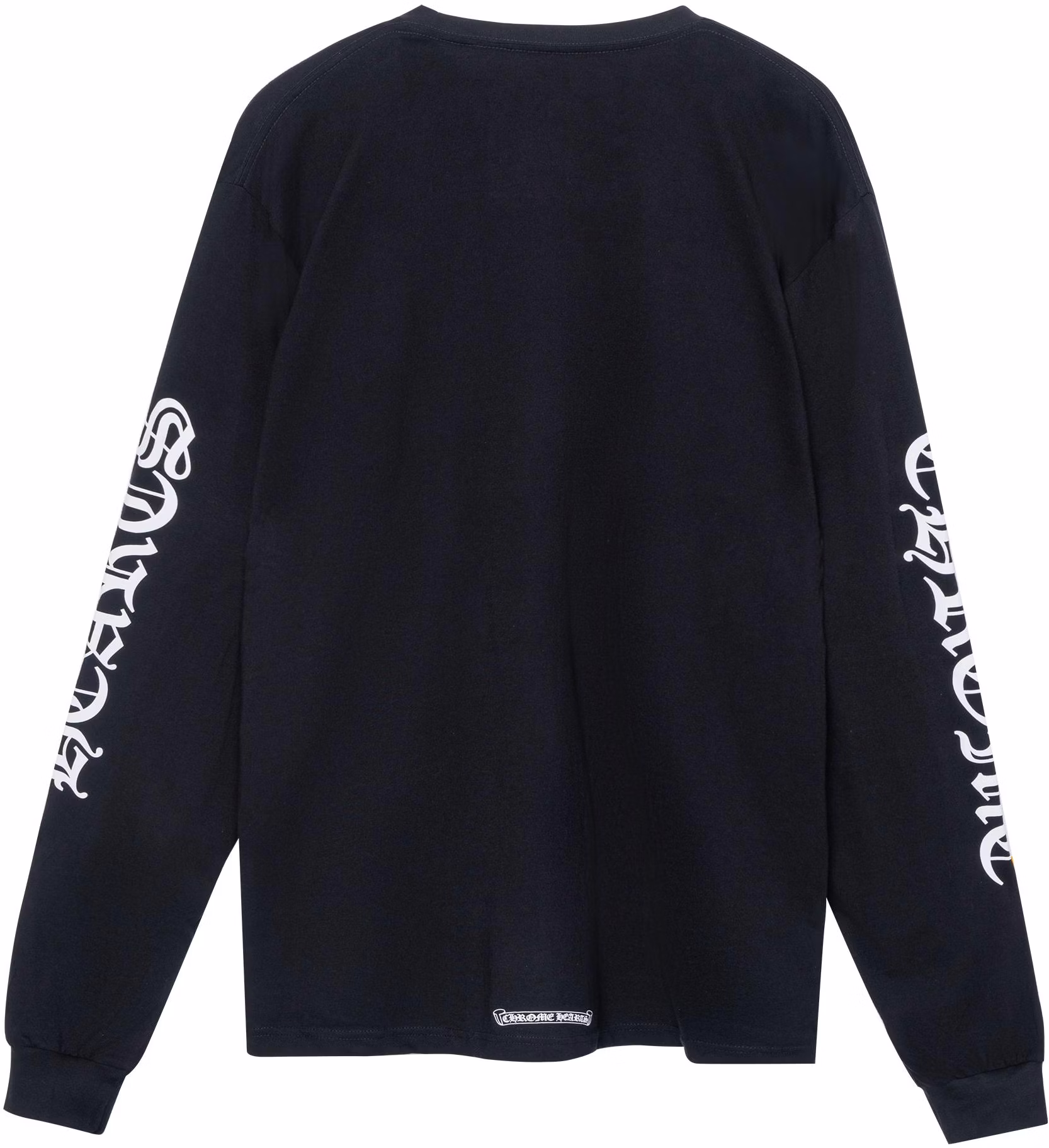 chrome-hearts-collar-script-black-long-sleeve-crewneck-tee-unisex-ch-056