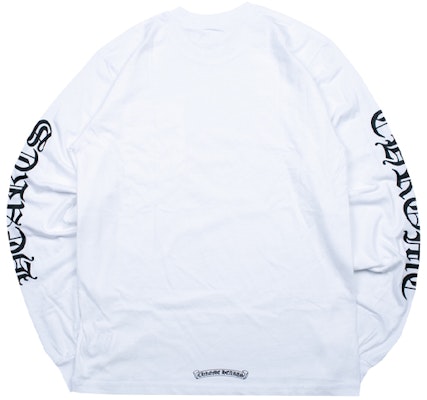 クロムハーツ カラー スクリプト ポケット 長袖Tシャツ ホワイト ユニセックス CH-060 Lookbook クロムハーツ カラー スクリプト ポケット 長袖Tシャツ ホワイト ユニセックス CH-060