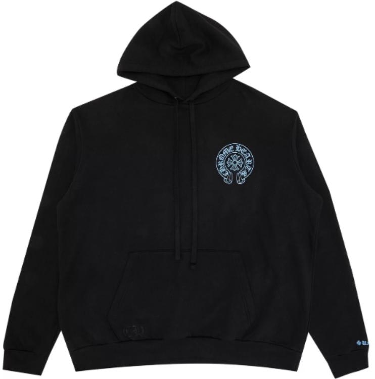 chrome-hearts-colorblock-horseshoe-logo-print-unisex-hoodie-black-ch-313