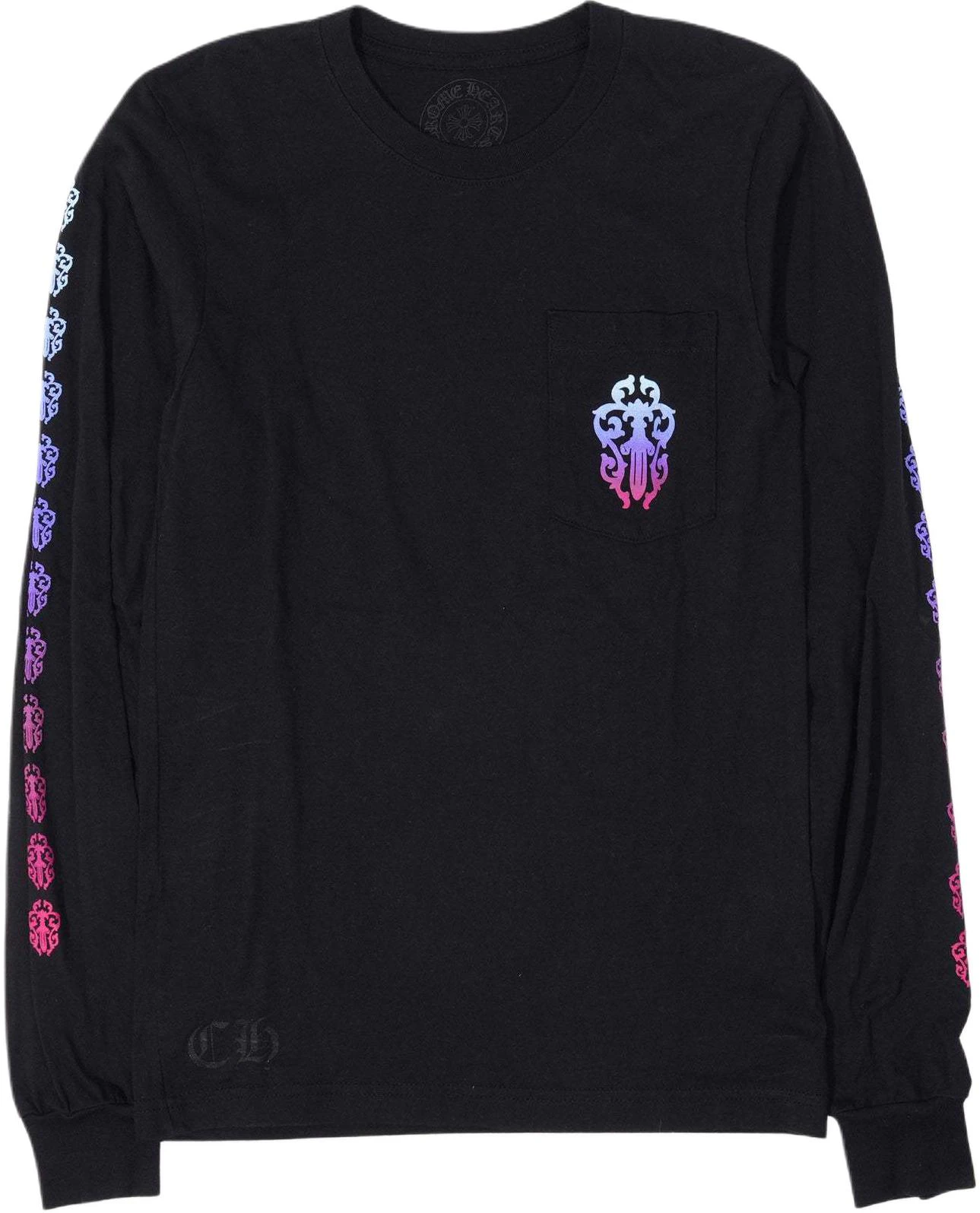 chrome-hearts-colored-sword-horseshoe-scroll-unisex-long-sleeve-t-shirt-black-ch-071