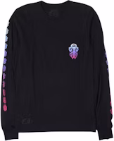 Chrome Hearts Colored Sword Horseshoe Scroll Unisex Long Sleeve T-Shirt Black CH-071 Chrome Hearts Colored Sword Horseshoe Scroll Unisex Long Sleeve T-Shirt Black CH-071