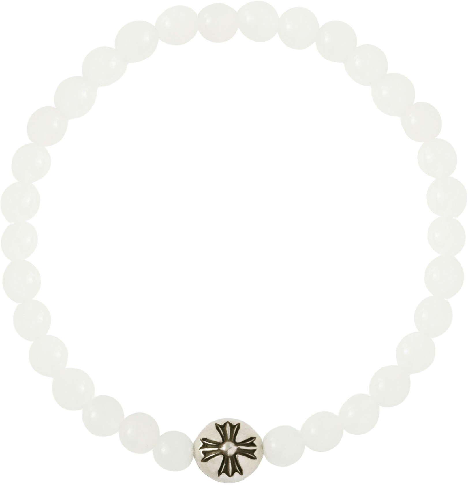 chrome-hearts-cross-letters-925-silver-bracelet-unisex-couple-edition-white-2776