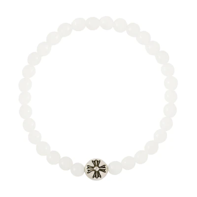 Chrome Hearts Cross Letters 925 Silver Bracelet Unisex Couple Edition White. 2776