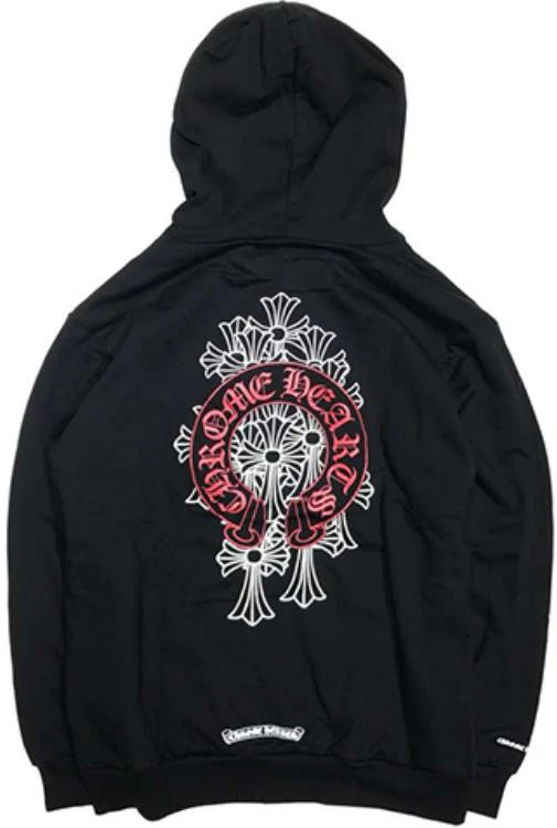 chrome-hearts-cross-logo-hoodie-black-unisex-zip-up-fleece-sweatshirt-ch-005
