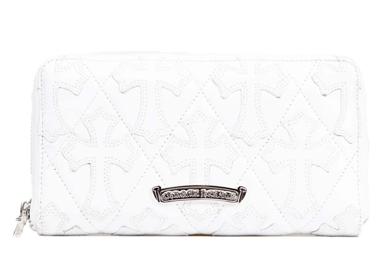 Chrome Hearts Cross Long Wallet White