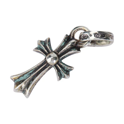 Chrome Hearts Cross Pendant 925 Silver Unisex Couple Design - Silver. 204034612SLVXXX051