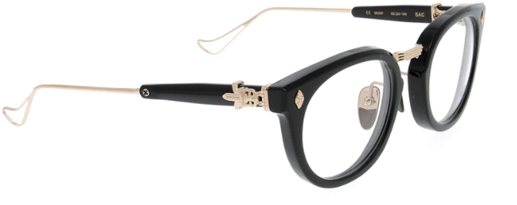 Cermin Mata Optikal Chrome Hearts Cross Print Oval Unisex Hitam SACBKGP Lookbook Cermin Mata Optikal Chrome Hearts Cross Print Oval Unisex Hitam SACBKGP