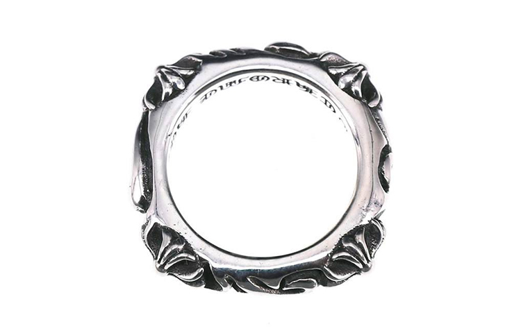 Lookbook 克罗心十字图腾925银戒指情侣款 CH-JZ-666