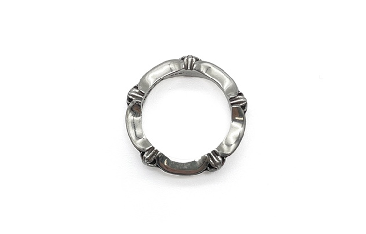 Lookbook 克罗心Crossbone 925银戒指 情侣款式 银饰. CH-JZ-459