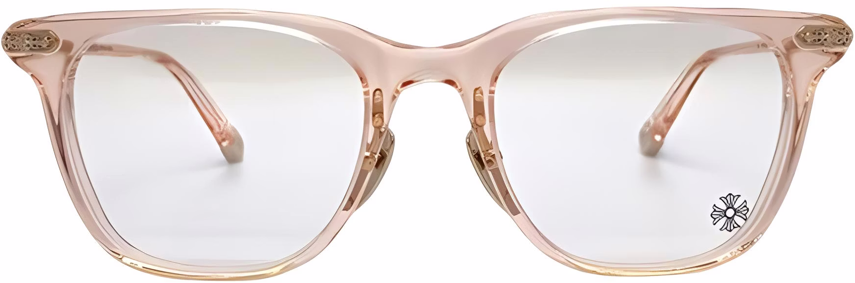 chrome-hearts-crystal-silver-metal-frame-square-optical-glasses-unisex-pink-darlin-pcrys