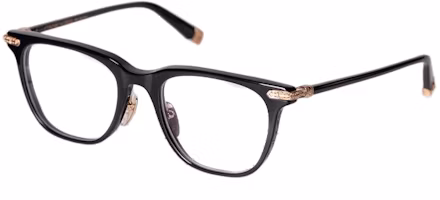 Order Chrome Hearts Darlin 黑色方框光學眼鏡 男女街頭風格款式. DARLIN-BK-18KGP