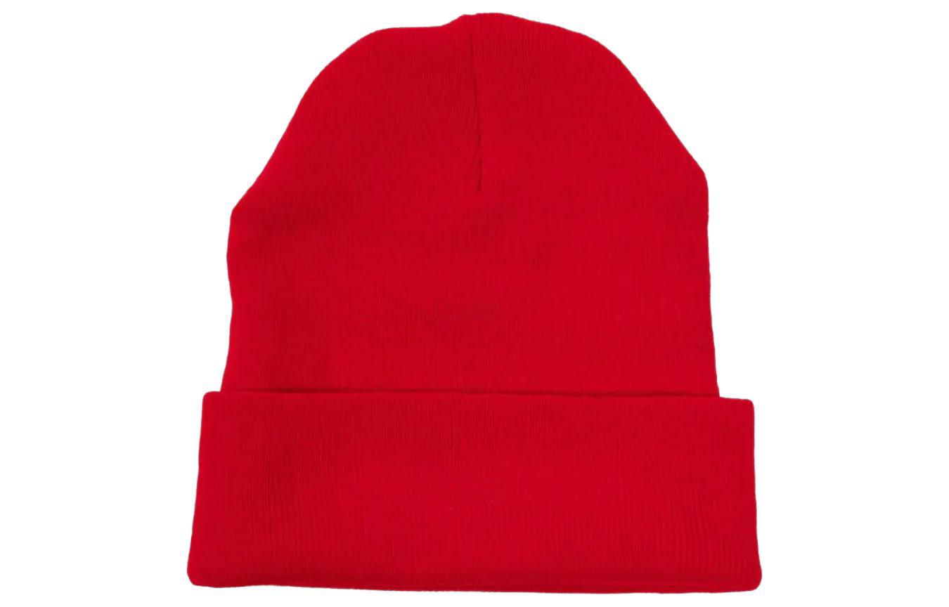 Lookbook Chrome Hearts Double Cross Bordir Beanie Merah Unisex Gaya Pasangan. CH-CAP-2023014