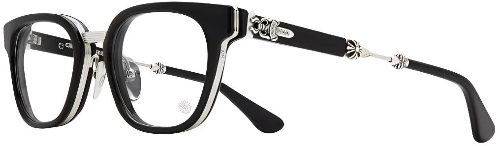 chrome-hearts-duck-butter-silver-sword-black-square-optical-glasses-unisex-duck-butter-bkss