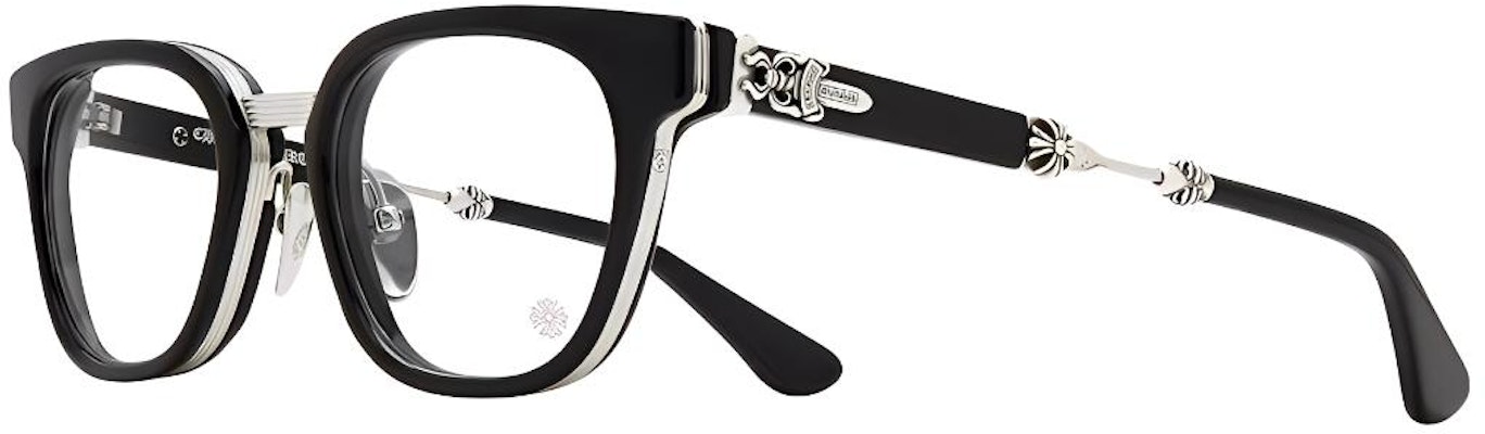 Chrome Hearts DUCK BUTTER Silver Sword Black Square Optical Glasses Unisex DUCK BUTTER BKSS Buy Chrome Hearts DUCK BUTTER Silver Sword Black Square Optical Glasses Unisex DUCK BUTTER BKSS