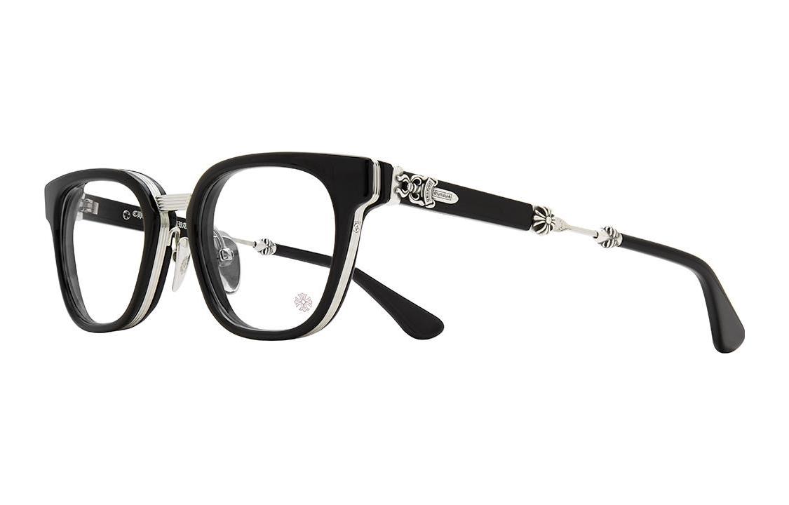 Chrome Hearts DUCK BUTTER Silver Sword Black Square Optical Glasses Unisex DUCK BUTTER BKSS 圖 2