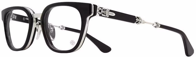 Order Chrome Hearts DUCK BUTTER銀劍黑色方框光學眼鏡 男女適用 DUCK BUTTER BKSS