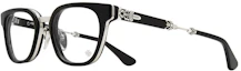 Order Chrome Hearts DUCK BUTTER Silver Sword Black Square Optical Glasses Unisex DUCK BUTTER BKSS