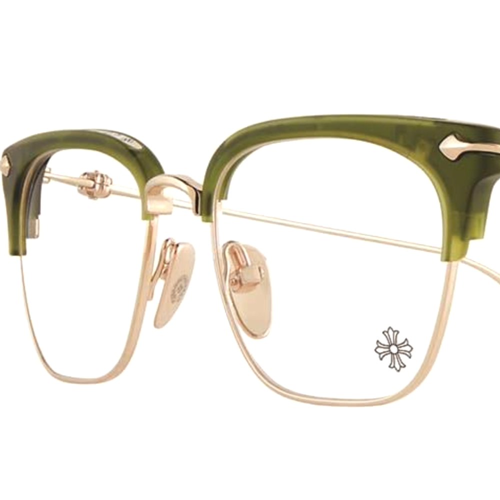 Chrome Hearts Edgy Silver Cross Flower Square Glasses Unisex Couples款 SLUNTRADICTION 圖 11