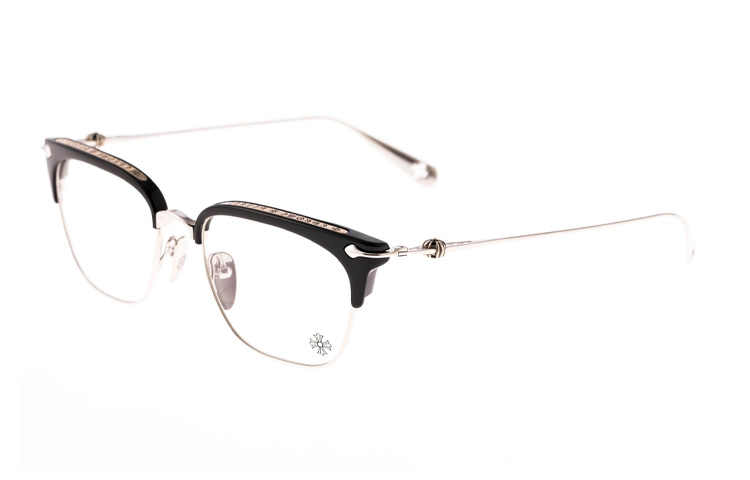 Chrome Hearts Edgy Silver Cross Flower Square Glasses Unisex Couples款 SLUNTRADICTION 圖 5