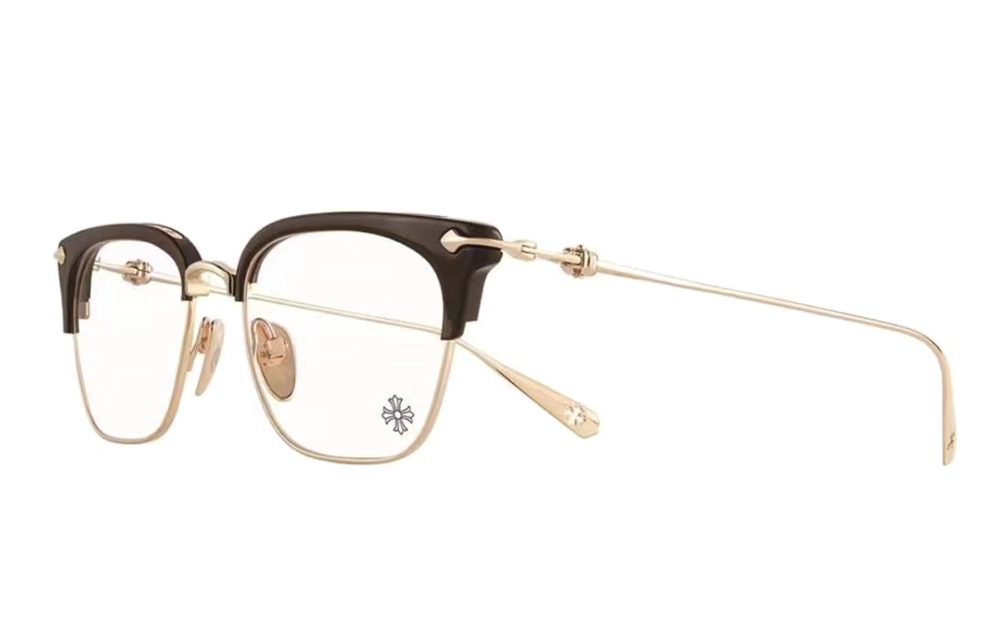 Chrome Hearts Edgy Silver Cross Flower Square Glasses Unisex Couples款 SLUNTRADICTION 圖 7