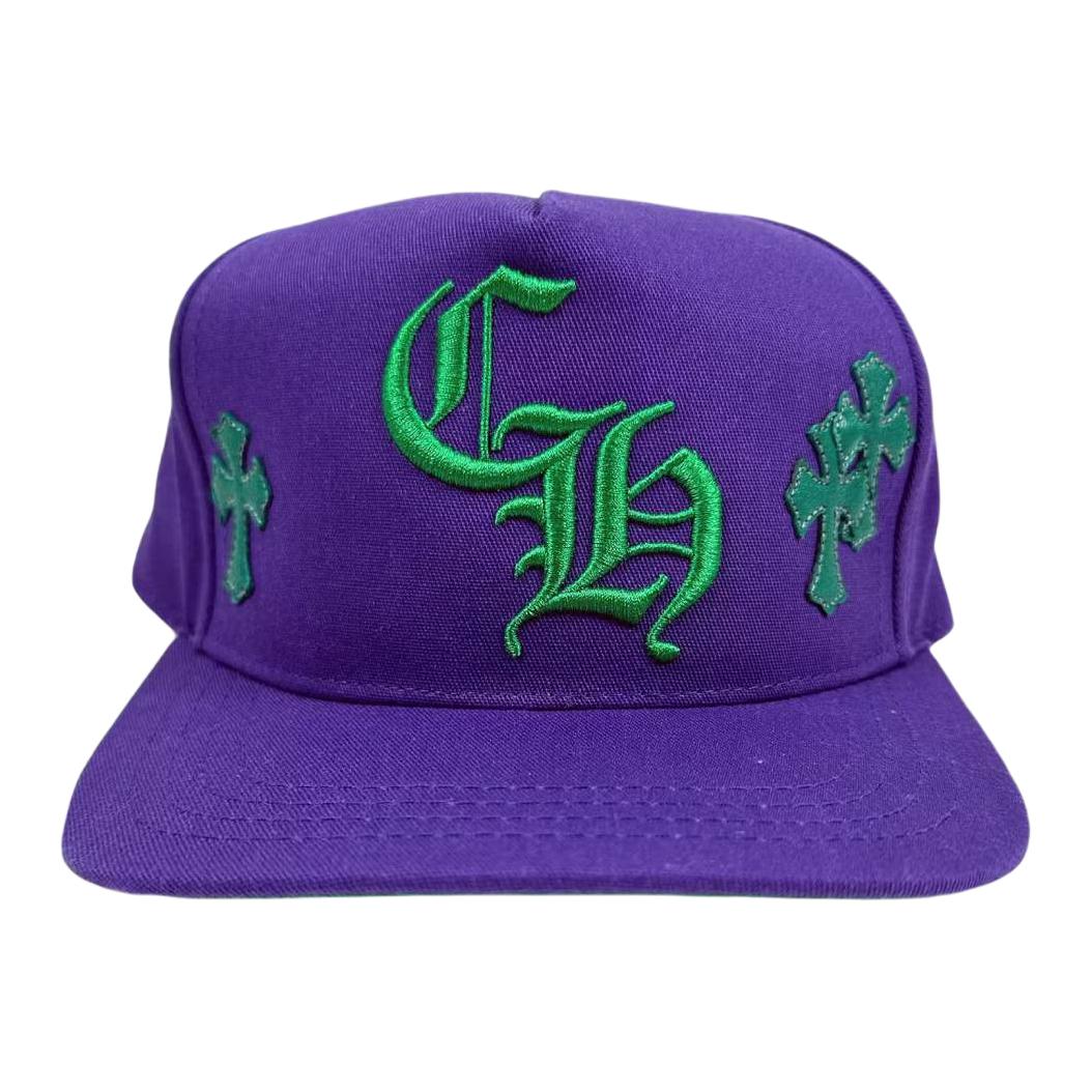 Order Chrome Hearts Embroidered Baseball Cap - Purple, Unisex. CH200368