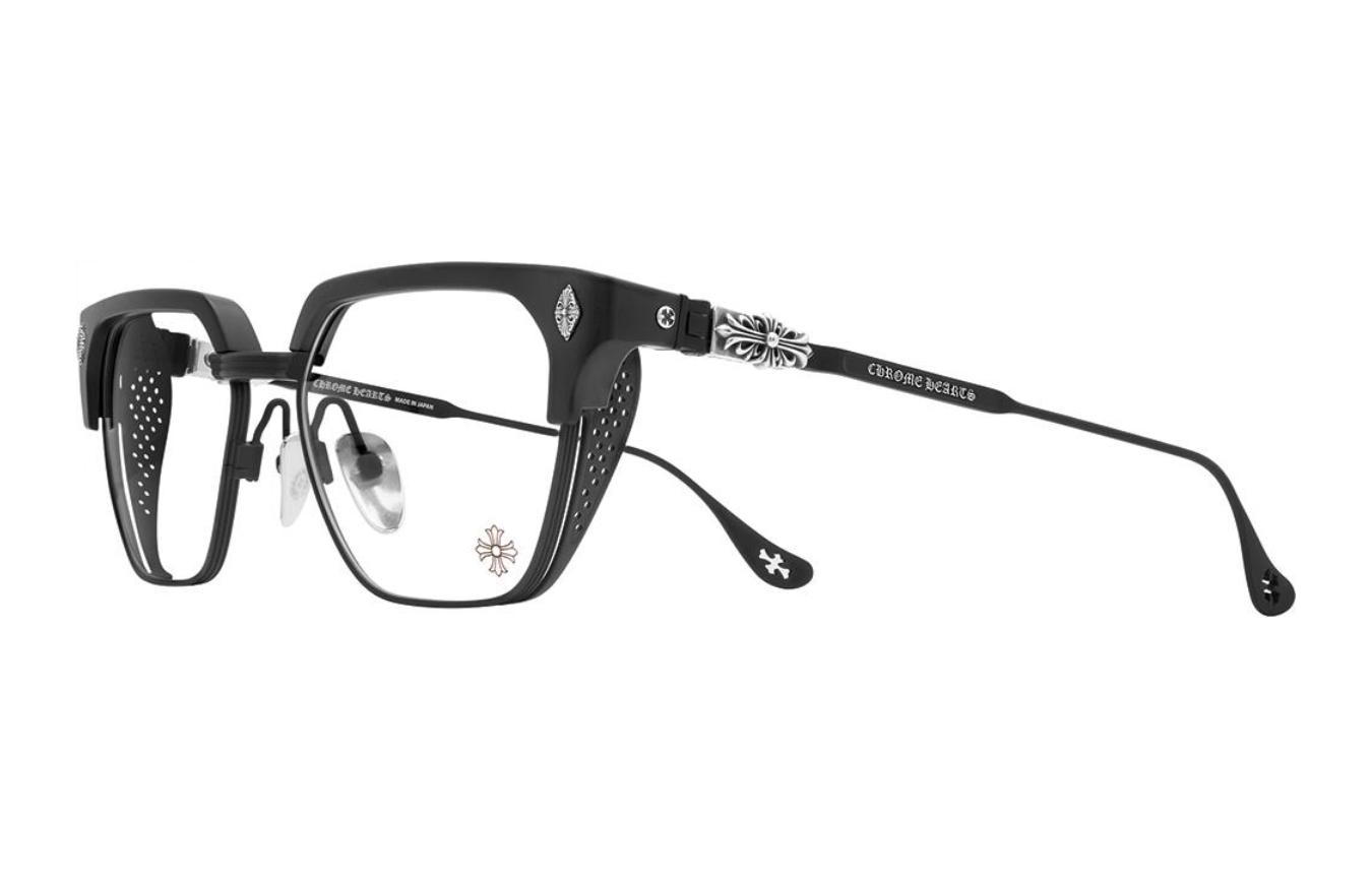 Chrome Hearts Fashion Square Optical Frame Unisex Glasses. LGMA-Matte Black