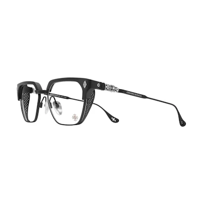 Chrome Hearts Fashion Square Optical Frame Unisex Glasses. LGMA-Matte Black