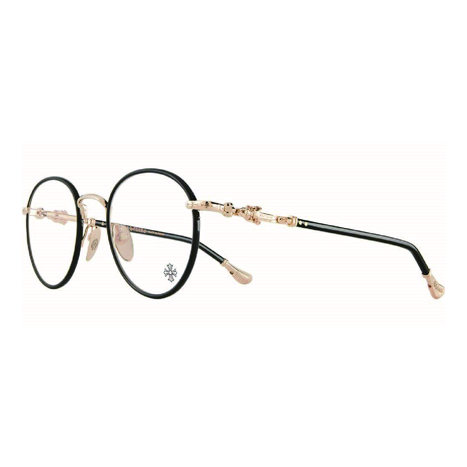 Chrome Hearts FIRKIN Round Optical Glasses Unisex Metal Frame Eyewear FIRKIN-E49