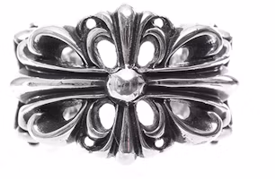 Order Chrome Hearts Floral Cross Ring 925 Silver Silver Ring CH-JZ-275