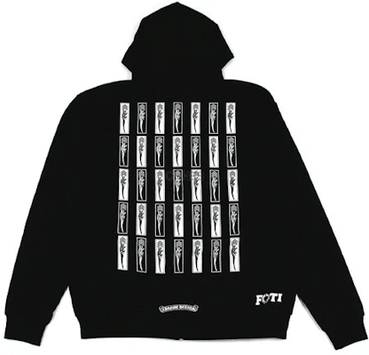 Chrome Hearts Foti Jarvis 黑骷髏翅膀連帽長袖外套 CH000955 Buy Chrome Hearts Foti Jarvis 黑骷髏翅膀連帽長袖外套 CH000955