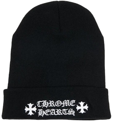 Gorro Unisex Negro de Lana Bordado con Logo Frontal Chrome Hearts CH-CAP-2023015 Order Gorro Unisex Negro de Lana Bordado con Logo Frontal Chrome Hearts CH-CAP-2023015