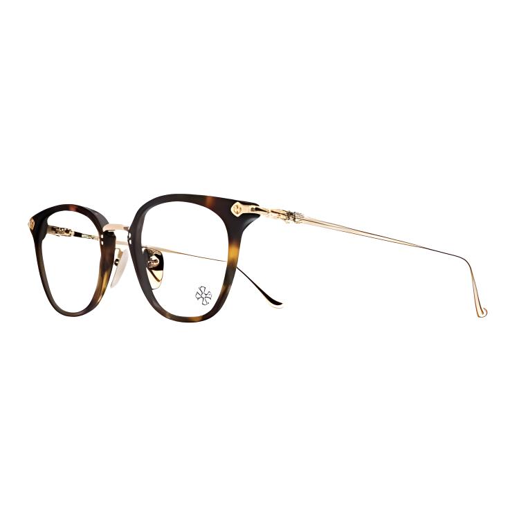 Order Chrome Hearts 全框椭圆眼镜 男女通用 乌龟壳设计 323171452628E51466