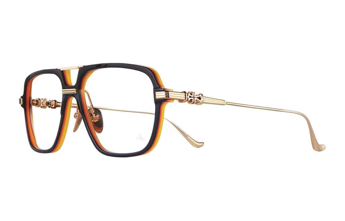 Chrome Hearts Full Frame Aviator Optical Glasses Unisex Couple Style Multi-Color INIT BK SS 圖 2