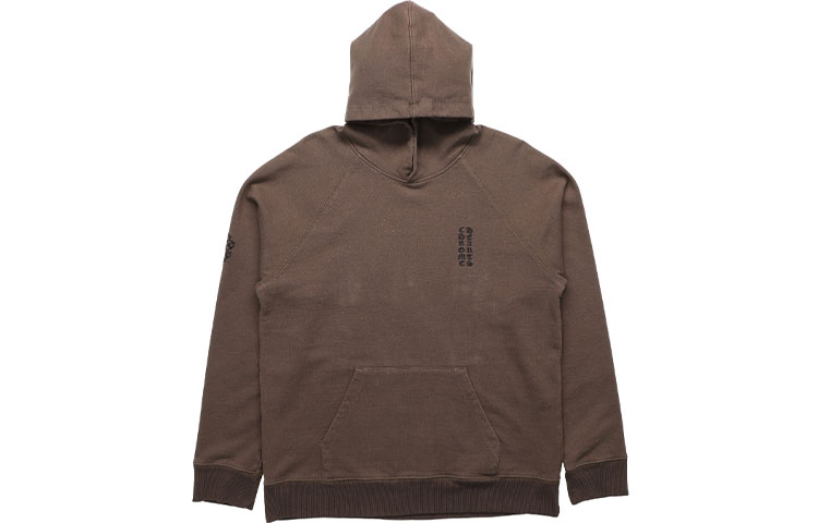 Chrome Hearts FW21 High-End Casual Solid Brown Hoodie for Men 240928