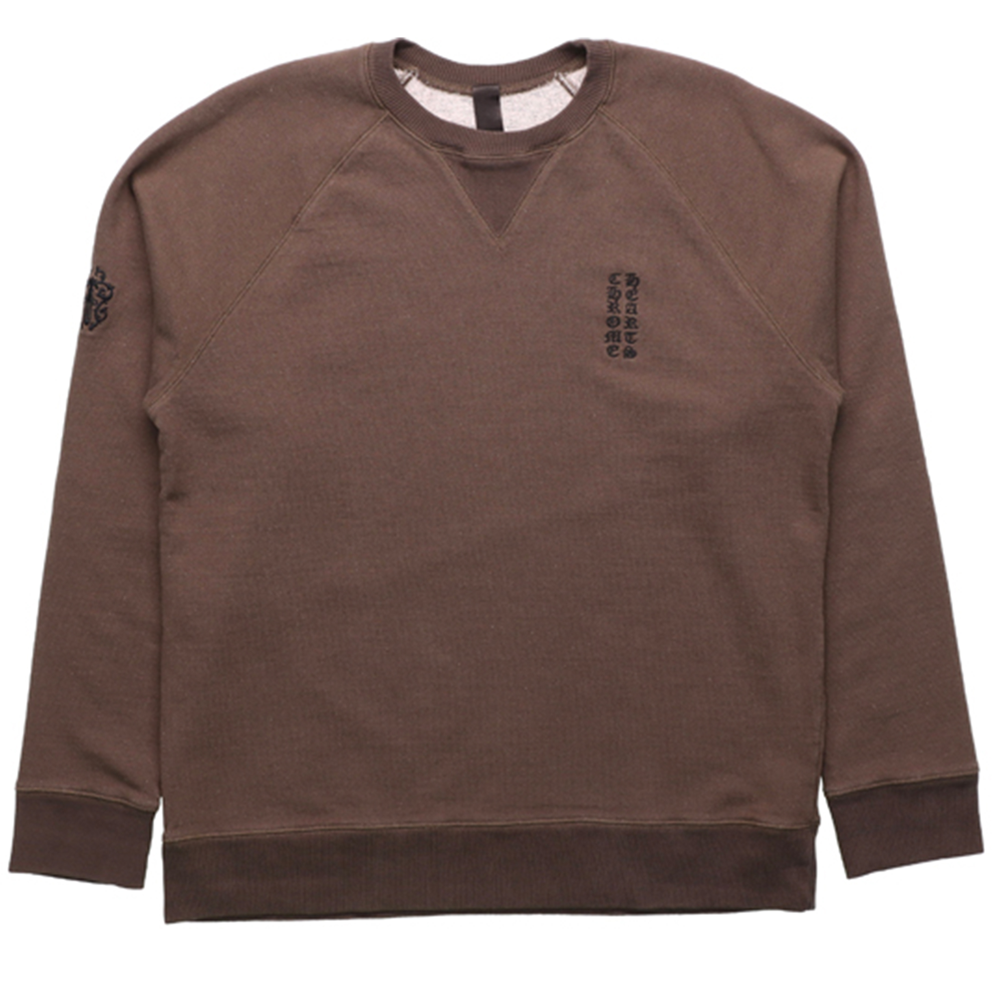 Chrome Hearts FW21 High-End Logo Graphic Pullover Hoodie Brown Menswear. 240908