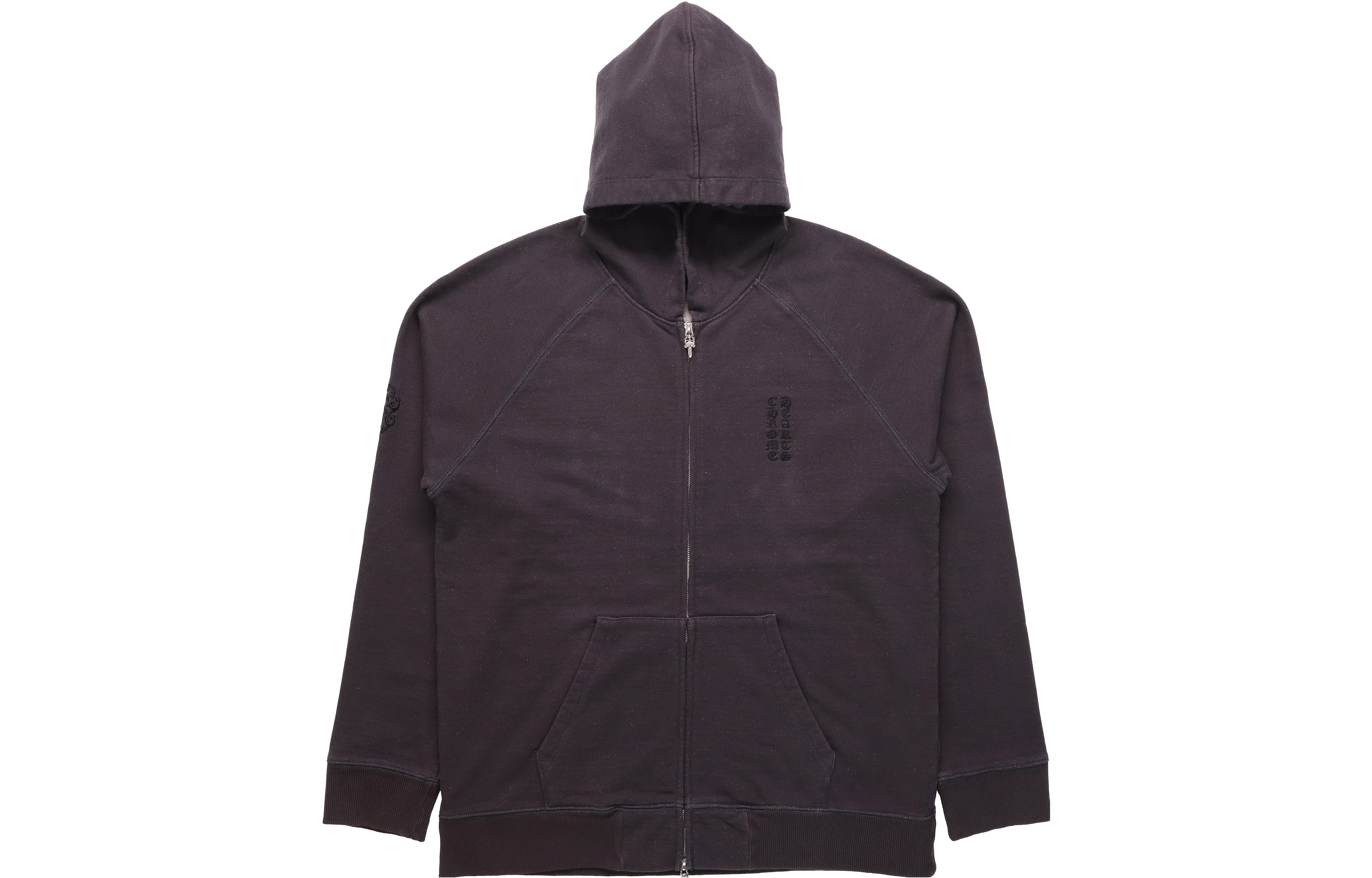 Chrome Hearts FW21 Logo Hoodie Black Long Sleeve Sweatshirt 240874