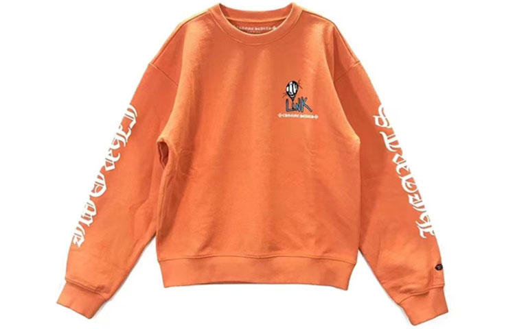 Order Sudadera con capucha naranja Chrome Hearts FW21 Matty Boy Letter Graffiti Hombre. CH-650