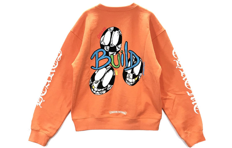 Lookbook Sudadera con capucha naranja Chrome Hearts FW21 Matty Boy Letter Graffiti Hombre. CH-650