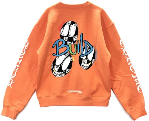 Sudadera con capucha naranja Chrome Hearts FW21 Matty Boy Letter Graffiti Hombre. CH-650 Lookbook Sudadera con capucha naranja Chrome Hearts FW21 Matty Boy Letter Graffiti Hombre. CH-650