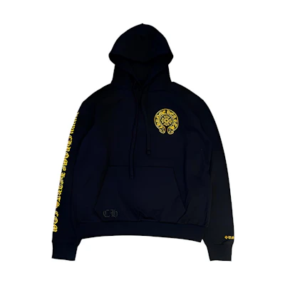 Chrome Hearts FW21 Printed Pullover Hoodie Unisex Black CH-300