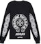 Buy Chrome Hearts FW21 Unisex Black Crewneck Pullover T-Shirt Couples Style. CH-269